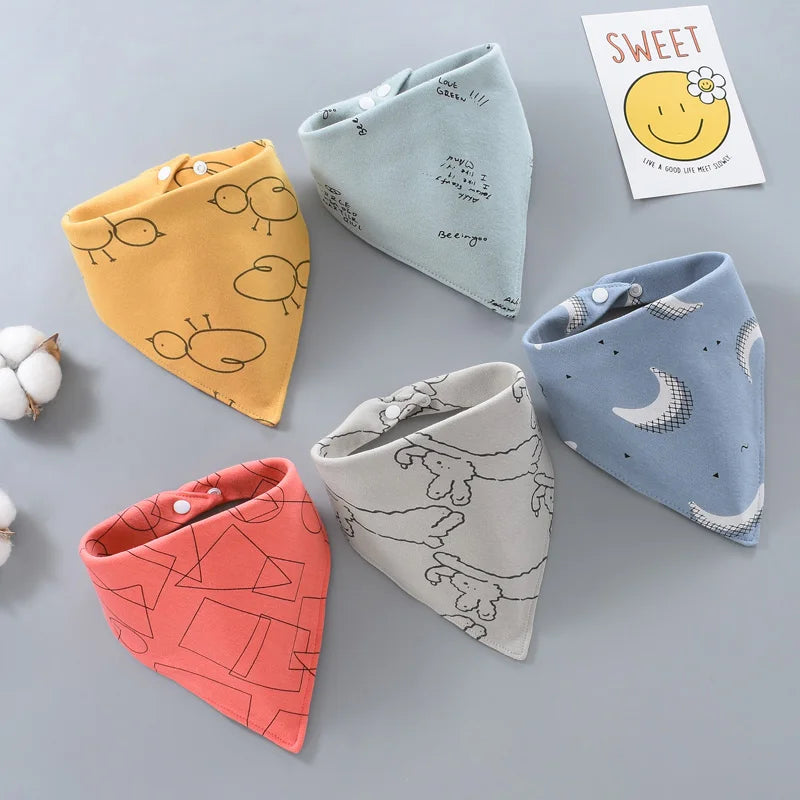 Waterproof Baby Bib 5 pcs set