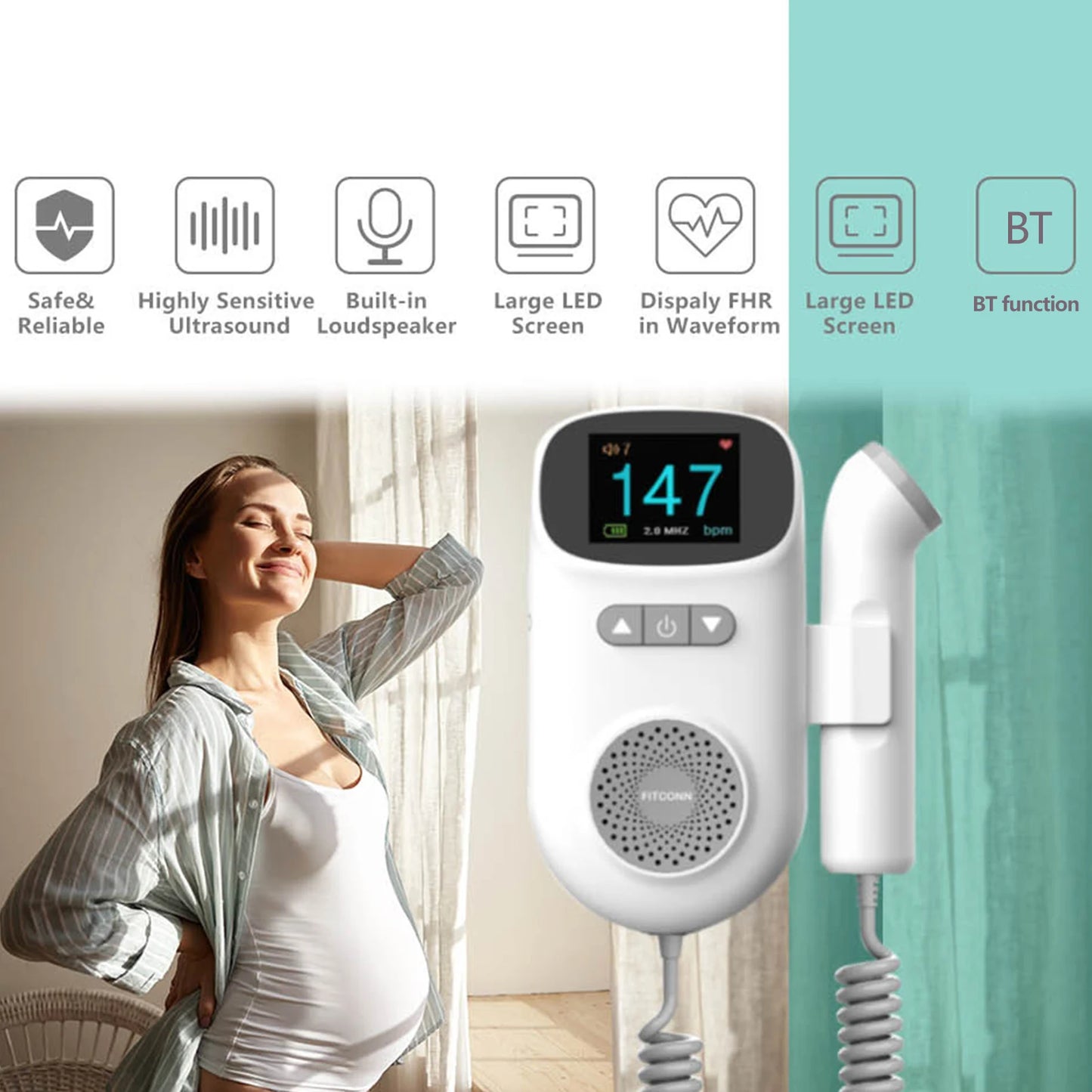 Home Pregnancy Fetal Heart Rate Monitor