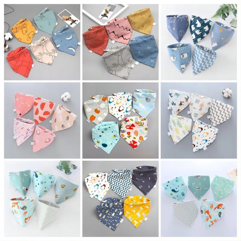 Waterproof Baby Bib 5 pcs set